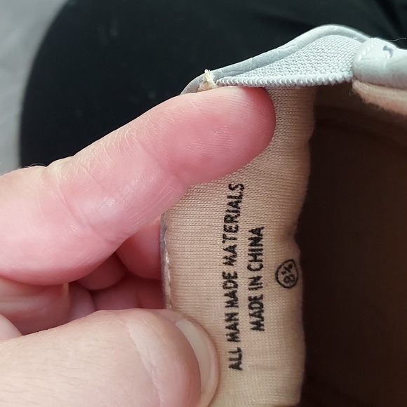 Soda slip on shoes grey with some stretch on top 8.5 - Picture 7 of 11